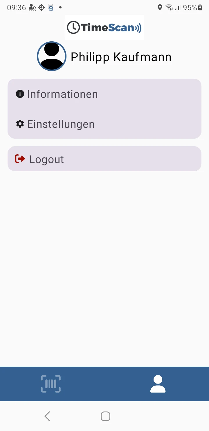 TimeScan Nachweis screenshot